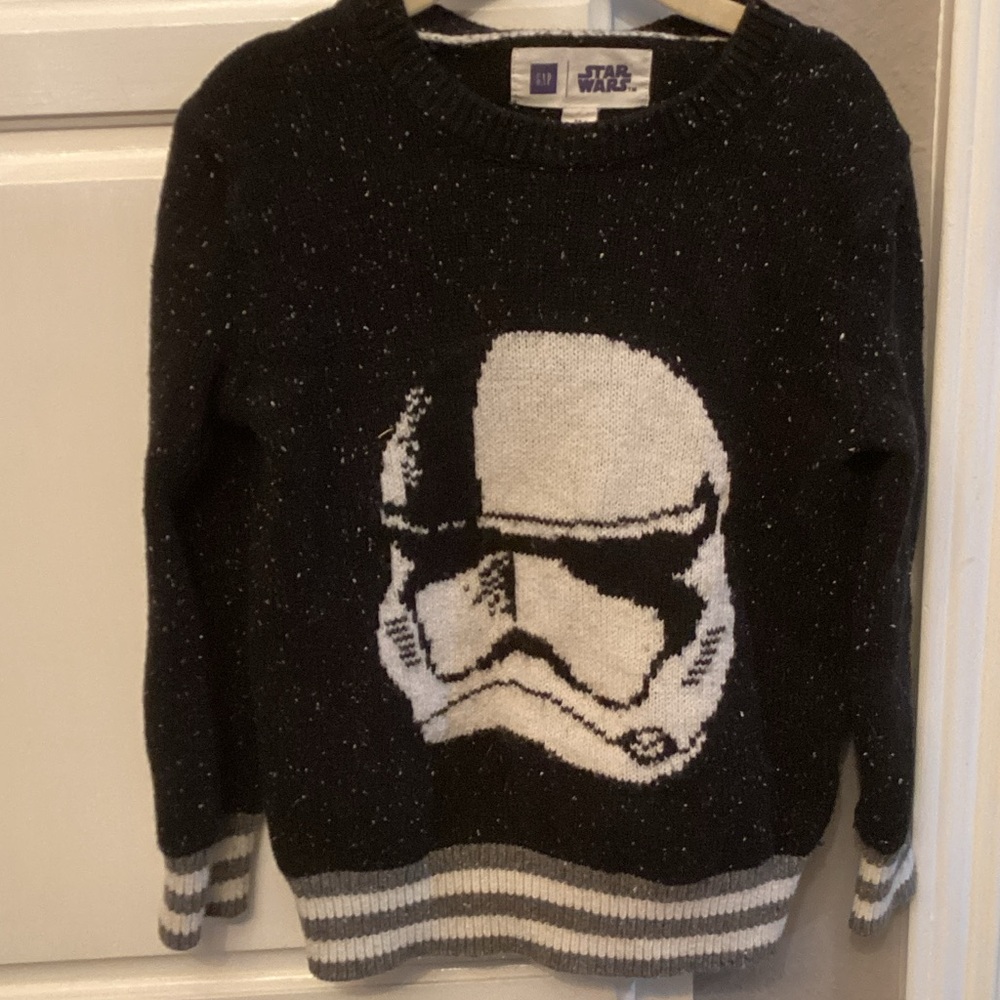 Star Wars Black and White Crewneck Sweater